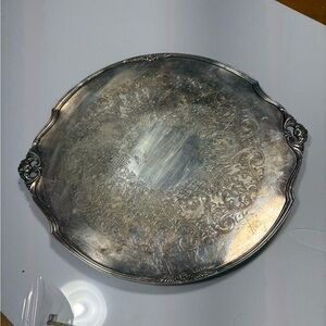 1847 Rogers Bros ETERNALLY YOURS Silver Serving Tray